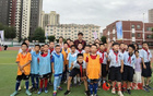 中国U17国家男子足球队走进宁夏兴庆区第十九小学